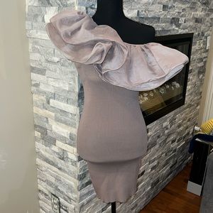 Zara party dress off the shoulders